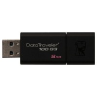  Kingston DataTraveler 100 G3 DT100G3/8GB Black 