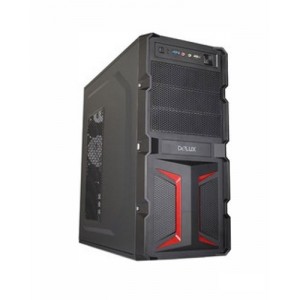 Корпус Delux DLC-MV888 Black/Red