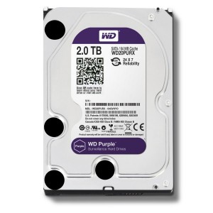 HHD Жесткий диск WD Purple 2TB (WD20PURX)